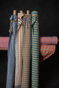 European Laundered Linen Check - Summer Park