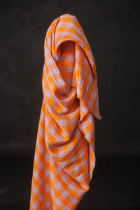 European Laundered Linen Gingham - Sweet Slice