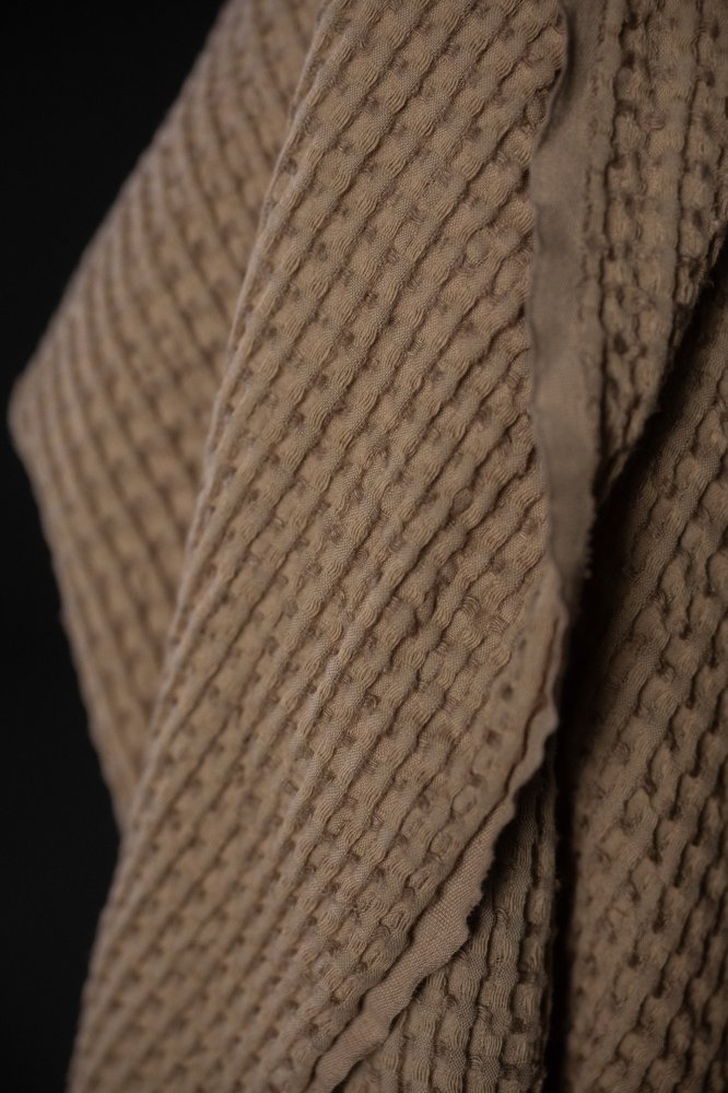 European Linen Waffle - Rich Tea