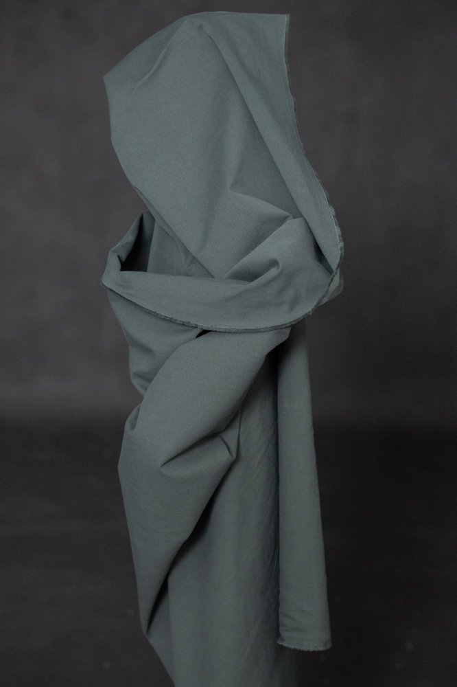 green 8oz twill fabric