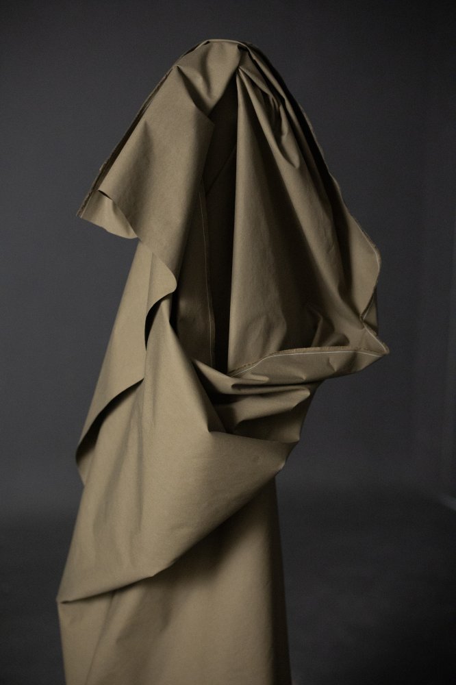 dark moss green cotton fabric