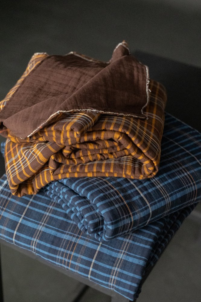 quilted jacquard brown fabric