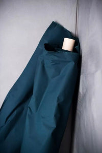 midnight blue dry oilskin fabric