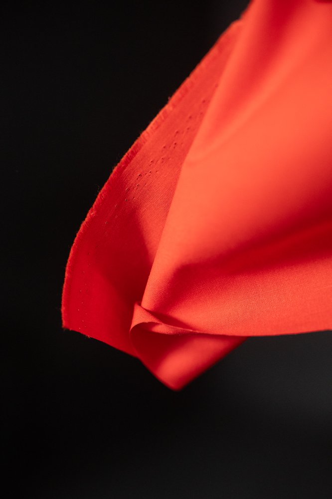 red barrier lining fabric