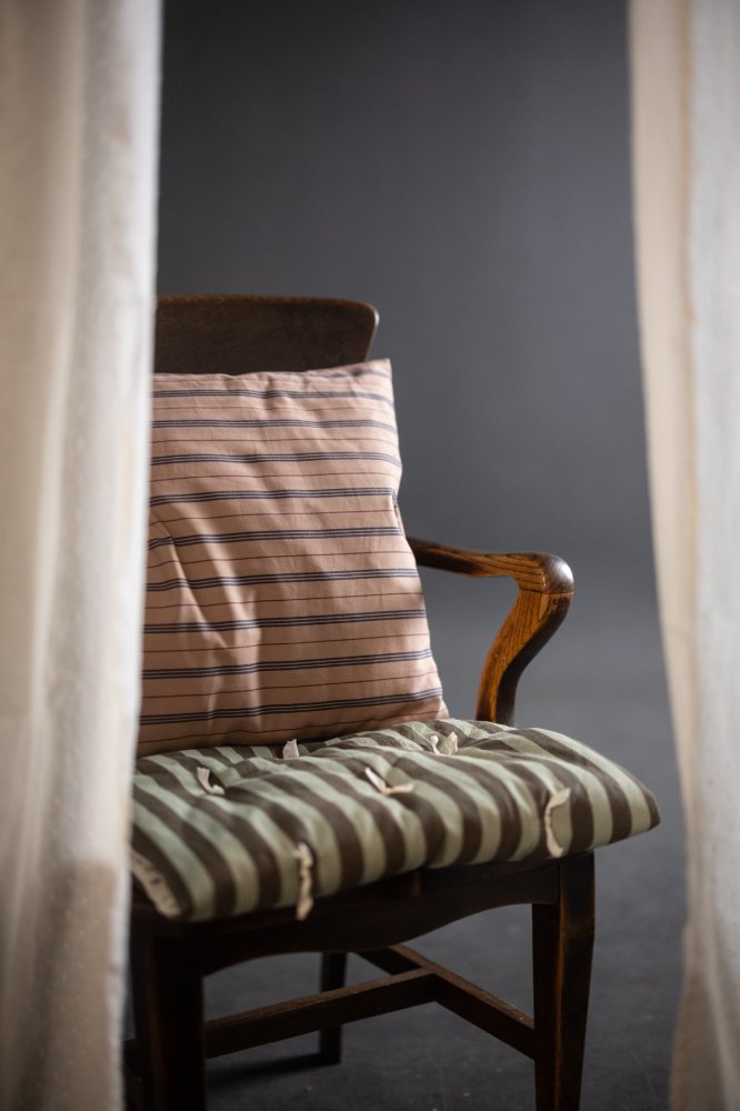 Overdyed Organic Ticking - Soleil