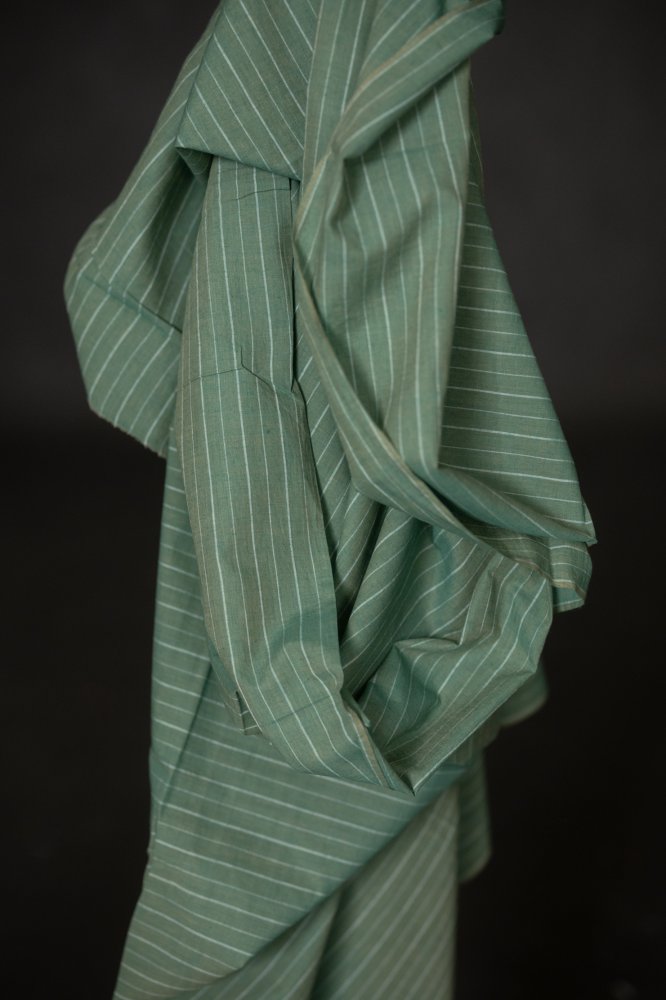 Remnant (Bay Stripe Handwoven Cotton Stripe)