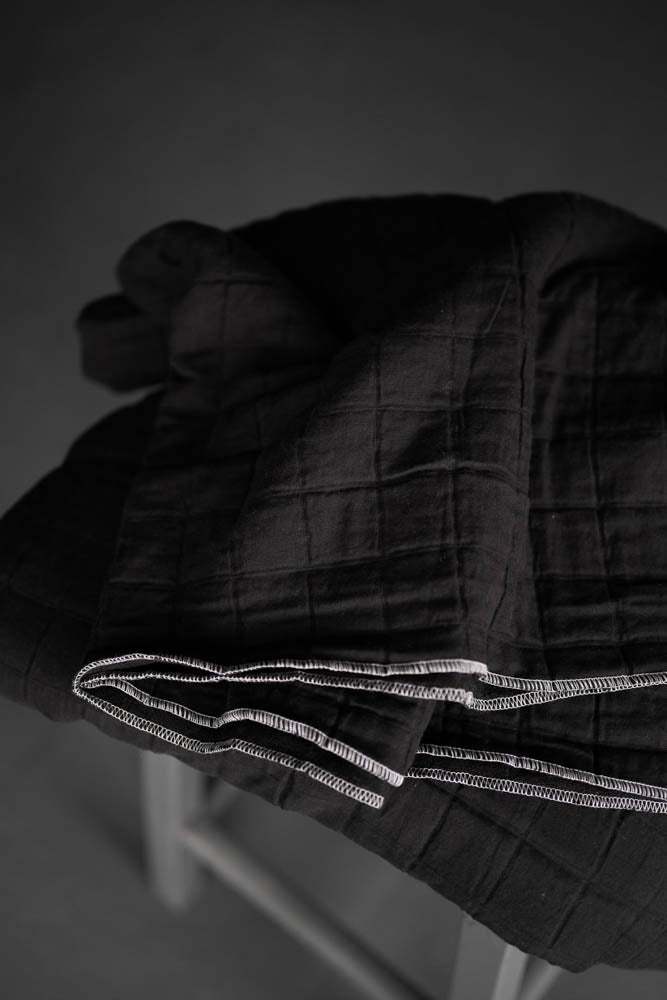 Remnant (Lunar Black Jacquard Square)