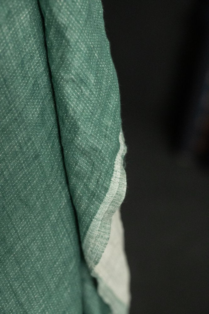 Remnant (Spruce Woodland European Laundered Linen Double Gauze)