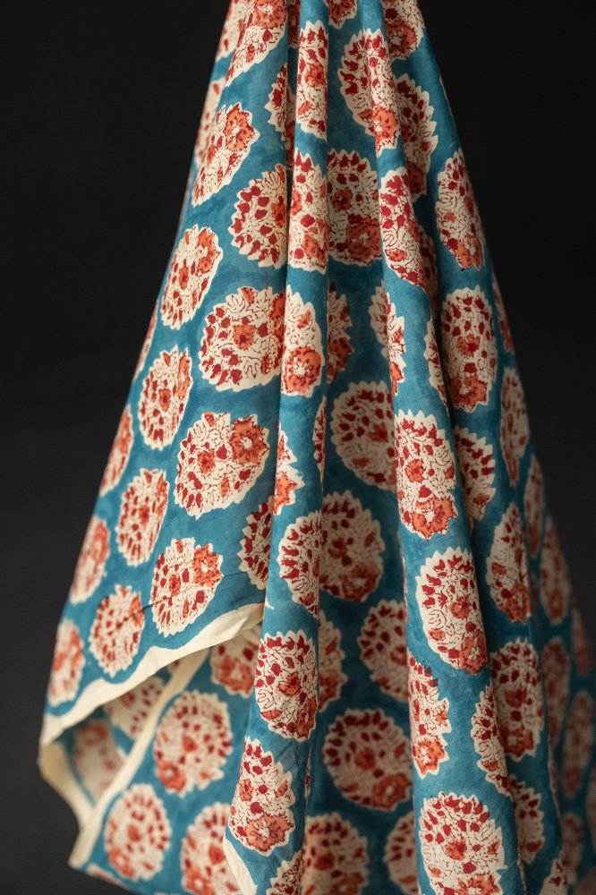 Remnant (Jolie Indian Block Print Cotton)