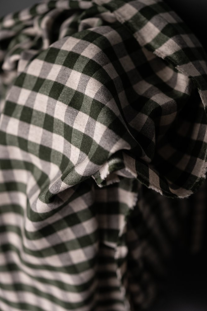 Remnant (Japanese Organic Gingham Cosmo Brushed)