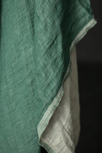 Remnant (Spruce Woodland European Laundered Linen Double Gauze)