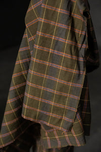 Remnant (Misty Green Handwoven Cotton Check)