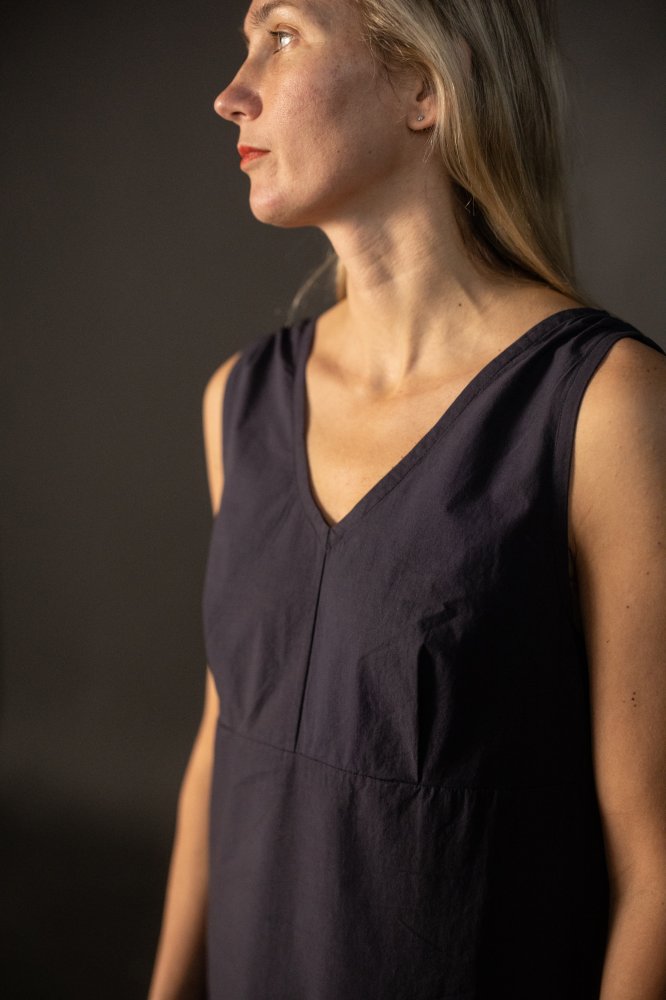 Handloom indian cotton slip dress