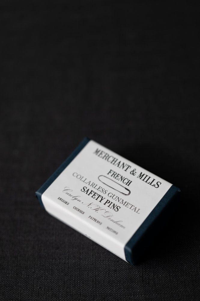 Gun Metal French Safety Pins