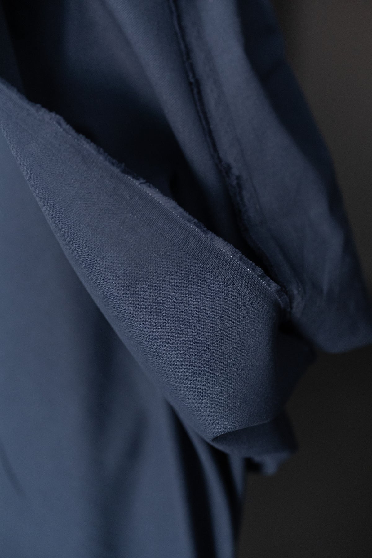 8oz Organic Sanded Twill - Noah Navy