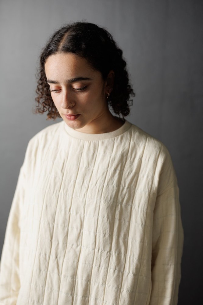 Ecru Rib (Natural/Makers jacquard match)