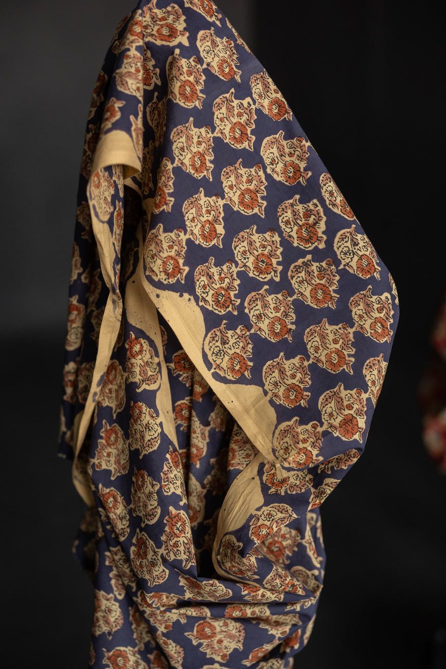 Indian Block Print Cotton - Viola