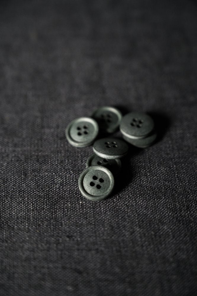 Cotton Button - Garden Slate