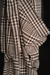 Organic Cotton/Linen - Log Cabin