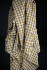 Handwoven Cotton Check - Limonada