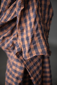 Organic Cotton Gingham Seersucker - Fairfield