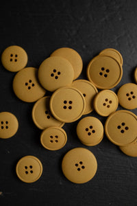 mustard yellow hemp buttons