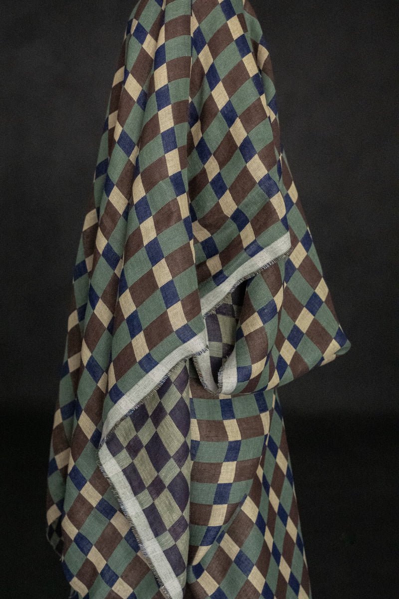Check Jacquard Linen - Lucienne