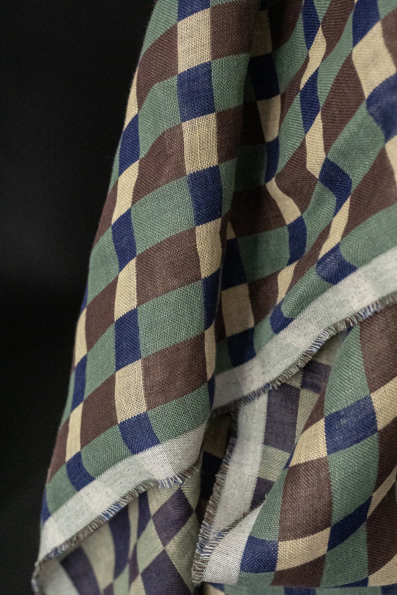 Check Jacquard Linen - Lucienne