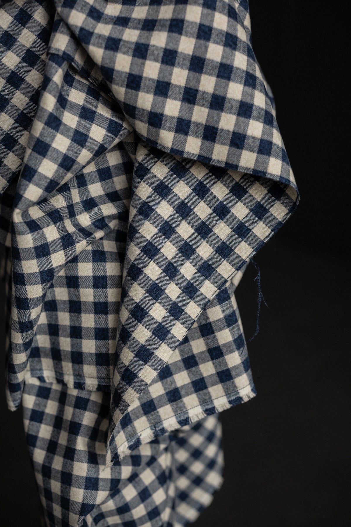 Japanese Brushed Cotton - Seascape Check