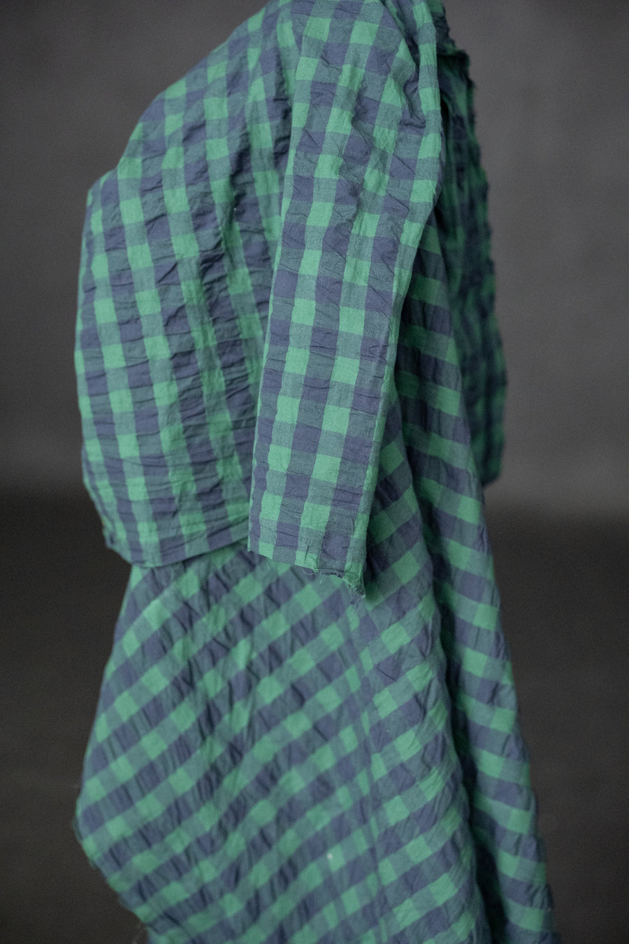 Organic Cotton Gingham Seersucker - Seraphina