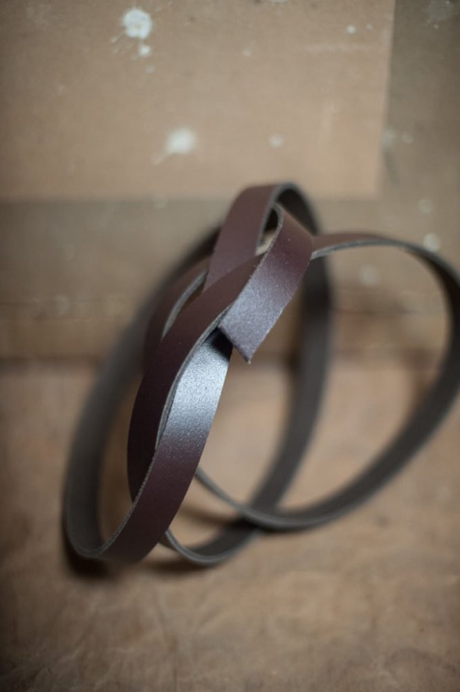 Split Cowhide Leather Strap