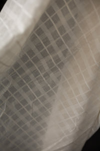 Natural Indian Cotton - Textured Check