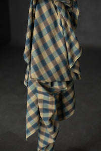 Handwoven Cotton Check - Walnut Grove